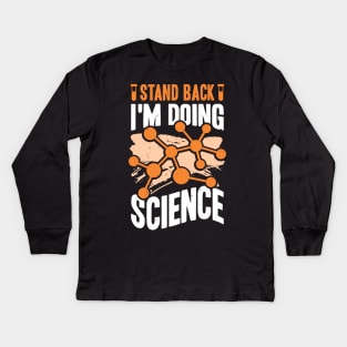 Funny Science Teacher Chemistry Chemist Gift Kids Long Sleeve T-Shirt